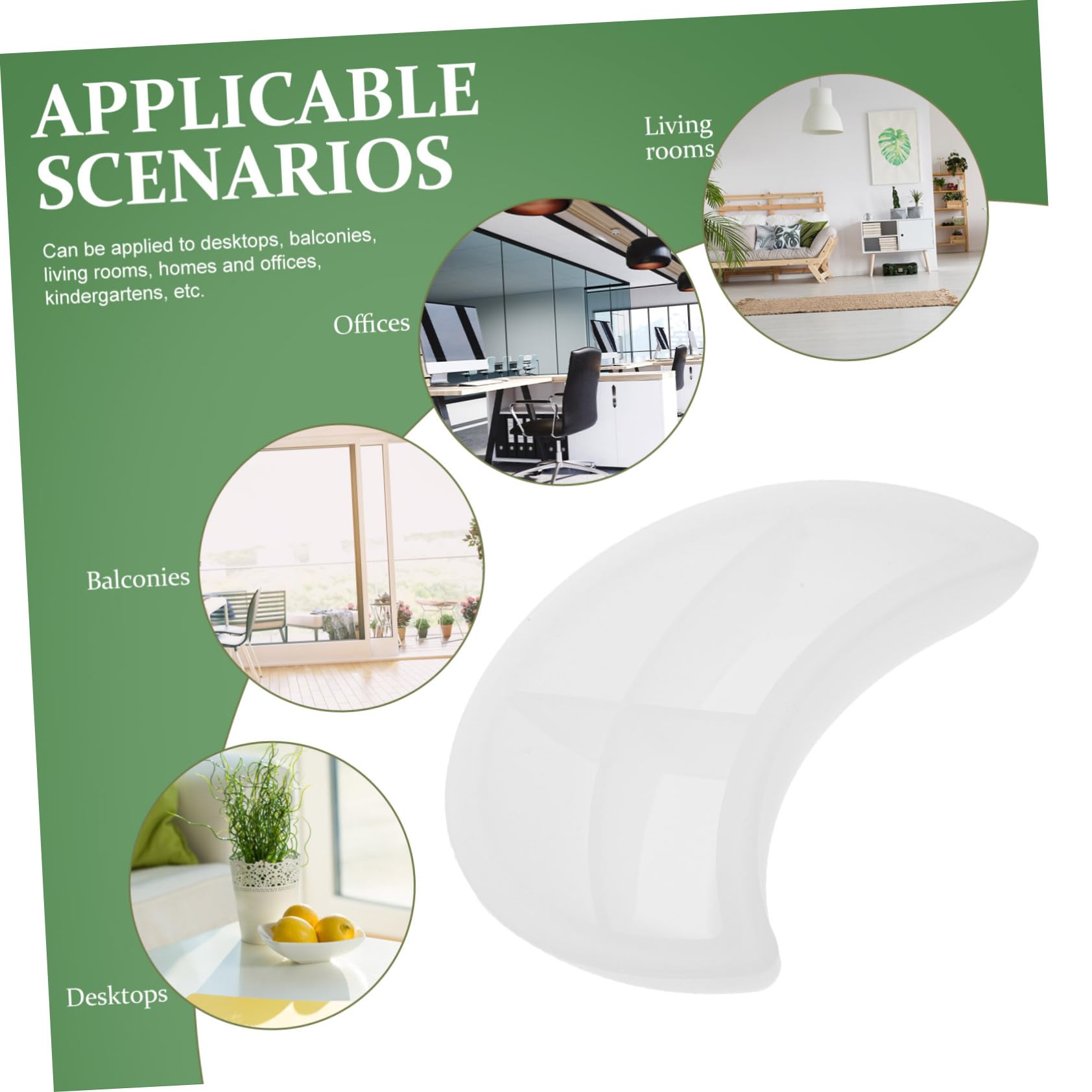 DOITOOL 5 Piezas Molde de Silicona para Plato Lunar Molde para Almacenamiento de Joyas Resistente y Duradero Regalo para Amantes del Arte y Decoración del Hogar