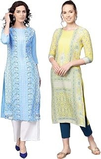 Crepe Digital Printed Kurti