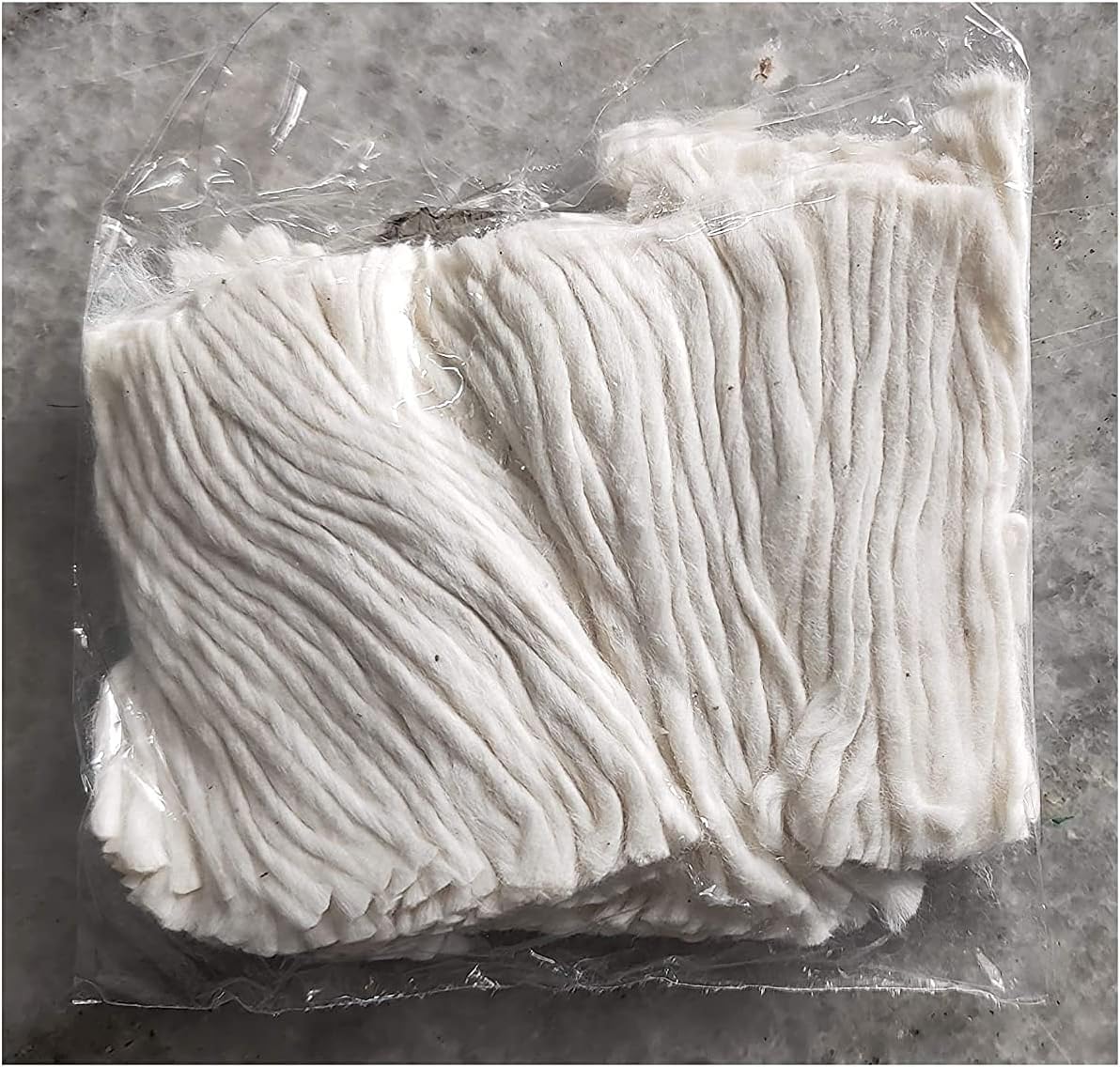 Cotton Long Diya Batti Hand Made White Long Diya Batti for Puja Jot for Pooja(100 Pcs Pack)