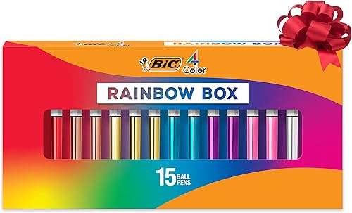 Miniatura 8 de BIC Bolígrafos retráctiles originales de 4 colores, punta media (0.039 pulgadas), paquete de 1 unidad, bolígrafo retráctil con tinta de larga