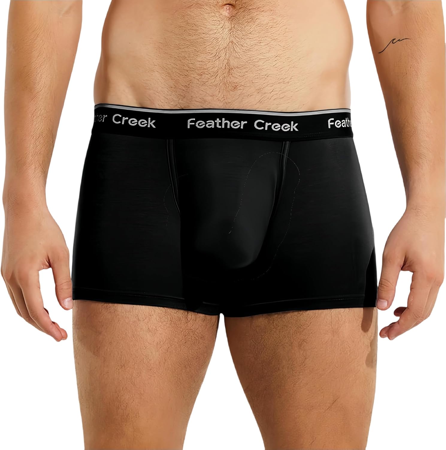 Mens Pouch Underwear Men's Separate Big Pouch Comfy Briefs Comfy Mid-Rise Pouch Bikini Brief Boxer Briefs - Image 2