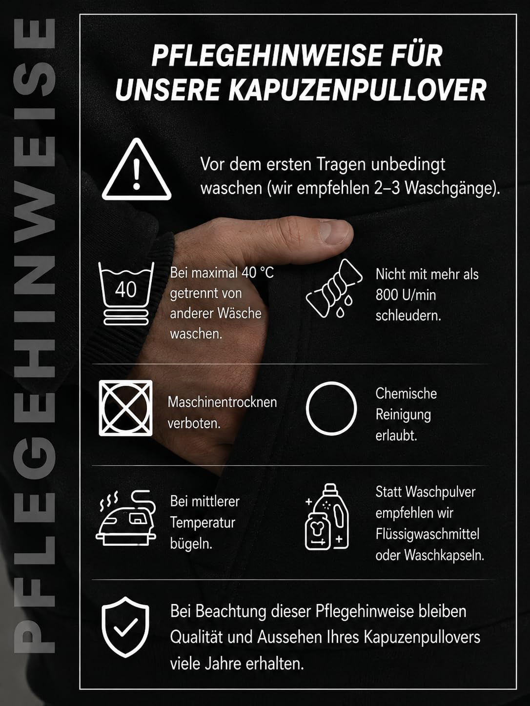 Herren Kapuzenpullover mit Reißverschluss – Premium Oversize Zip Hoodie aus 90% Baumwolle mit angerauter Innenseite und hochwertigem Metallreißverschluss für Alltag & Freizeit