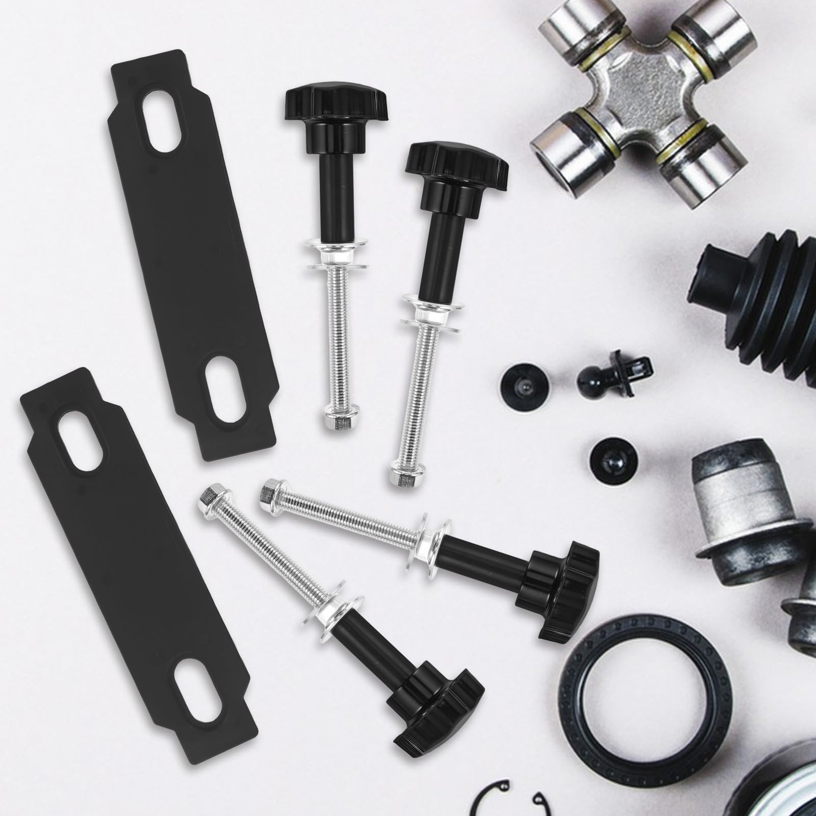 Tofficu Kit Accessori per Fuoristrada per Portapacchi Auto da Tetto in Lega di Alluminio Antiscivolo Grande Capacità, per Trasporto Attrezzature e Bagagli