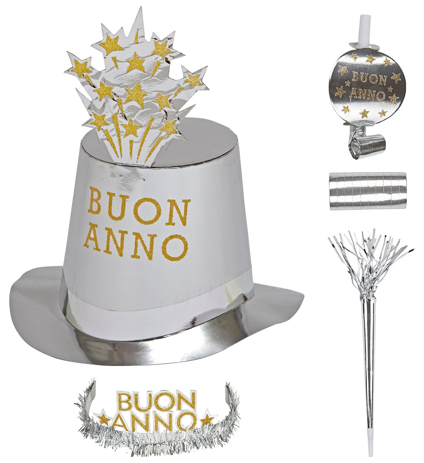 W WIDMANN MILANO Party Fashion - Set per la festa di Capodanno, 21 pezzi