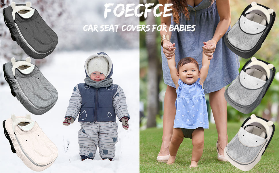 Graco Booster Seat Winter Baby Infant Car Seat Cover-Keep Babies