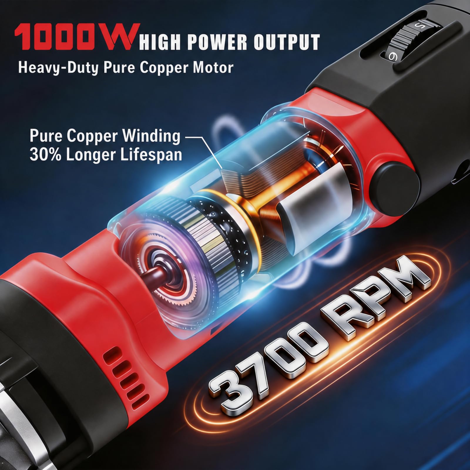 Electric Sheep Trimmer - 6 Speed, 1000W -2 Electric Sheep Trimmer - 6 Speed, 1000W -2