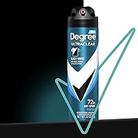 Vista 16 de Desodorante antitranspirante Degree Men MotionSense, spray seco, UltraClear negro + blanco, 3.8 onzas, paquete de 3