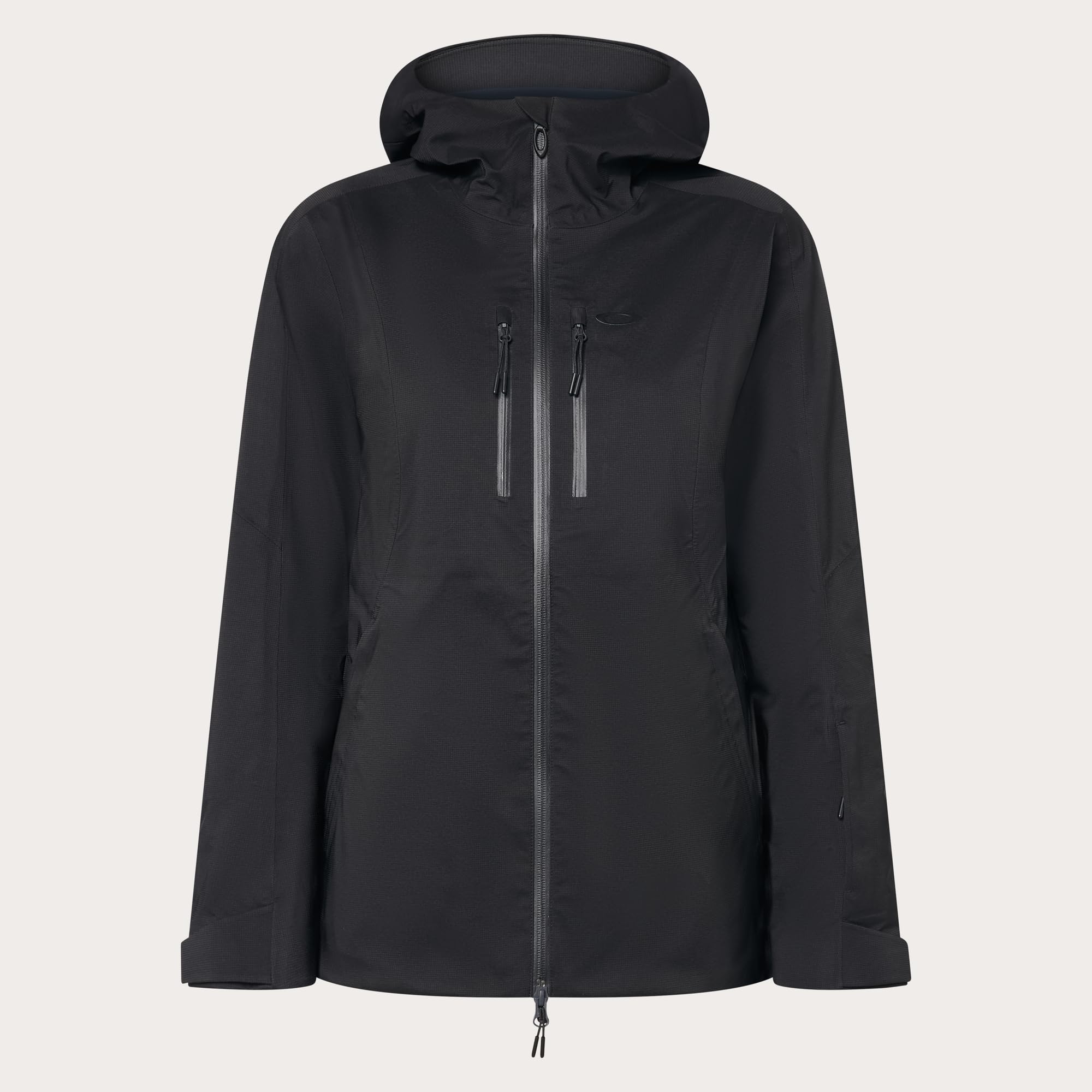 Oakley Womens Outpost Recycled Shell Jacket,Blackout, Large