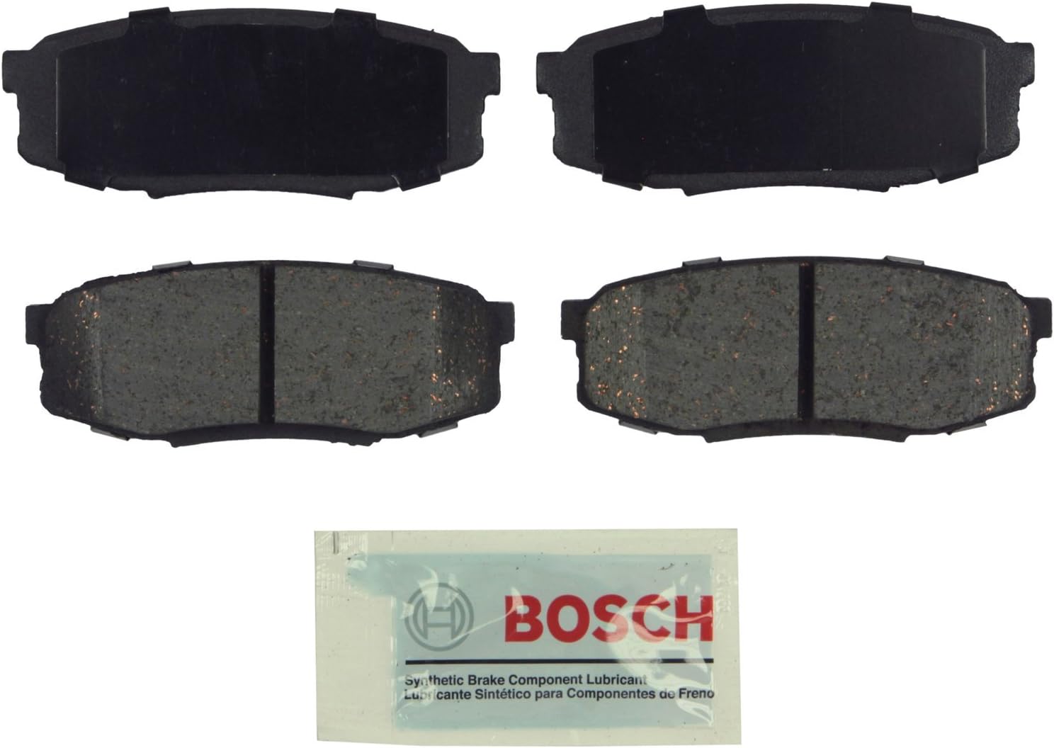 BOSCH BE1304 Blue Ceramic Disc Brake Pad Set - Compatible With Select Lexus LX570; Toyota Land Cruiser, Sequoia, Tundra; REAR