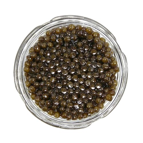 Miniatura 10 de Royal Amber Kaluga Hybrid Caviar - Huevas de esturión del río Amur - Dinastía Cru (16 onzas (15.87 oz))