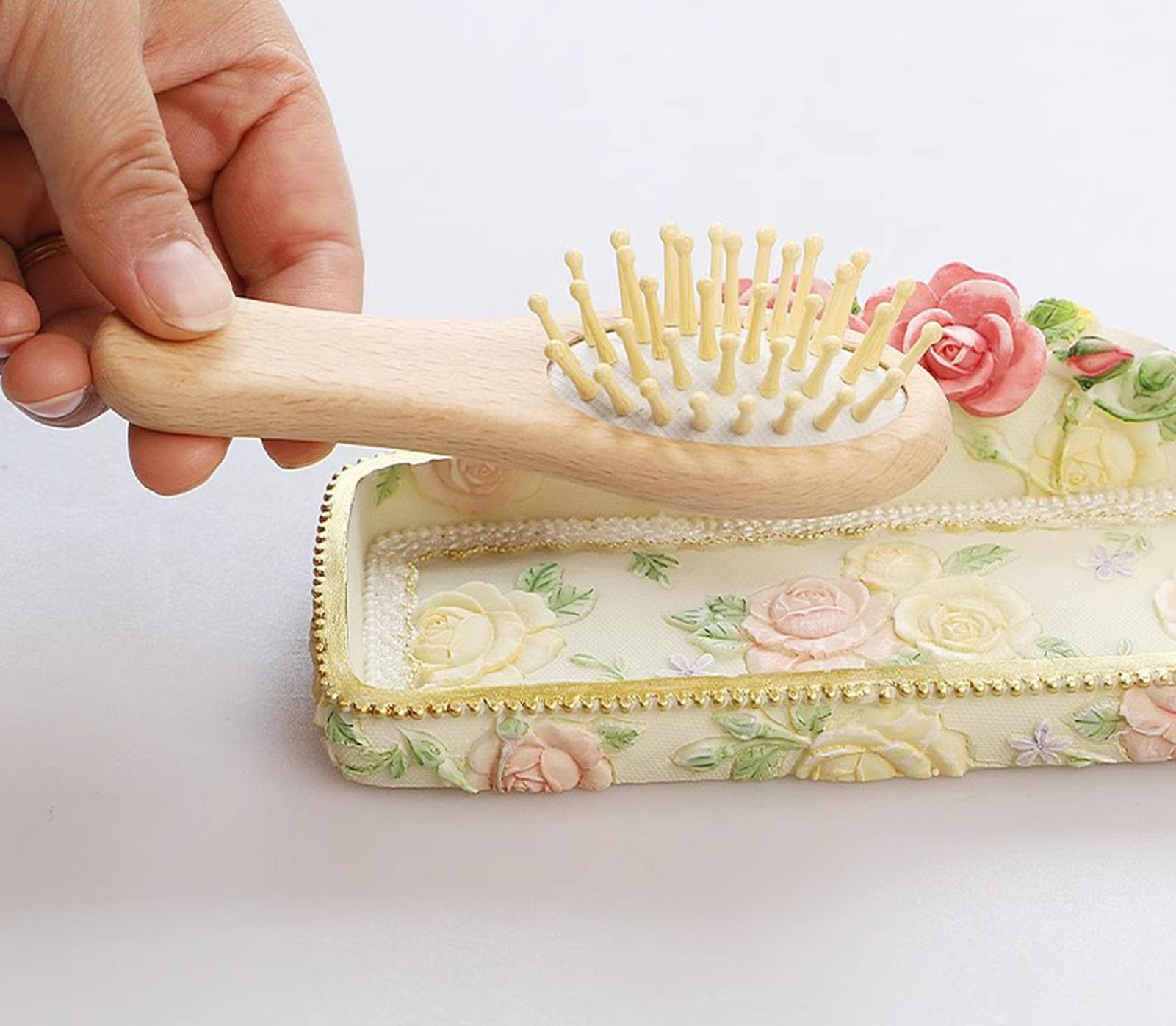 Set di toeletta per Bambini Montessori Giocattoli, toeletta da toeletta Principessa e Giocattoli da Gioco per la casa