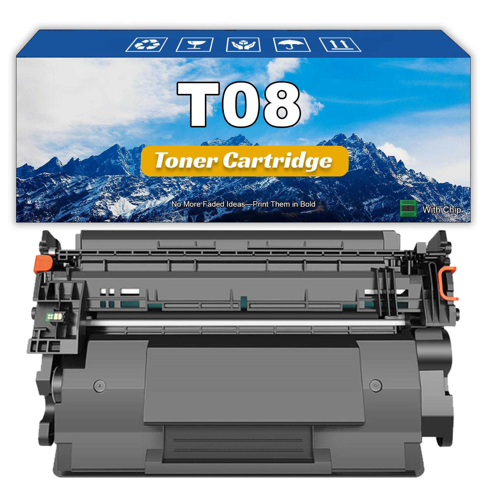 Toner T08 compatible Canon MF1238 pour vos documents de bureau - 7