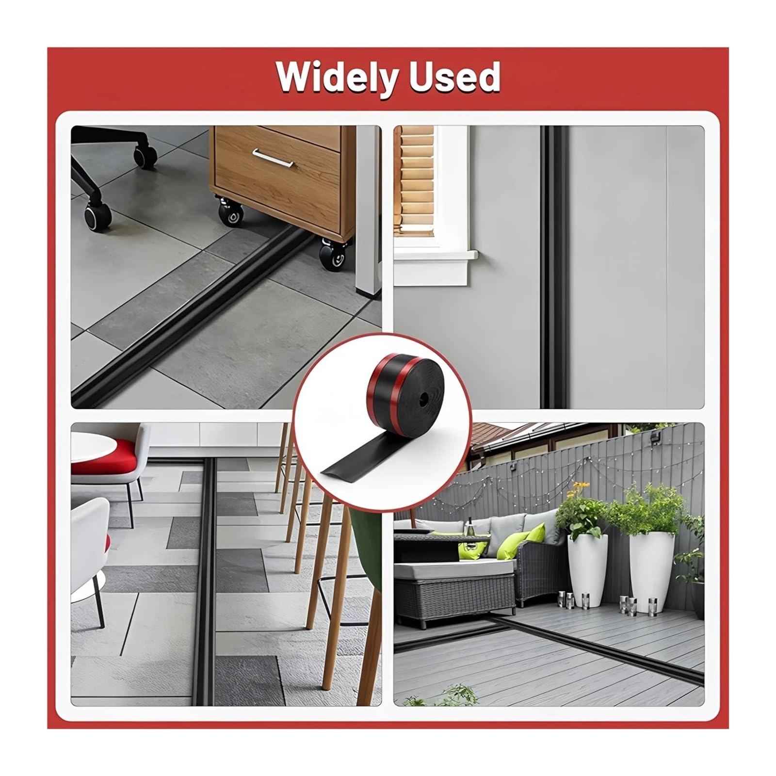 Pasacables Suelo Gestión de Cables, Cubierta Protectora for disposición de Cables, Tira de protección, Cinta Adhesiva Suave autoadhesiva for Ocultar Cables de Suelo de PVC