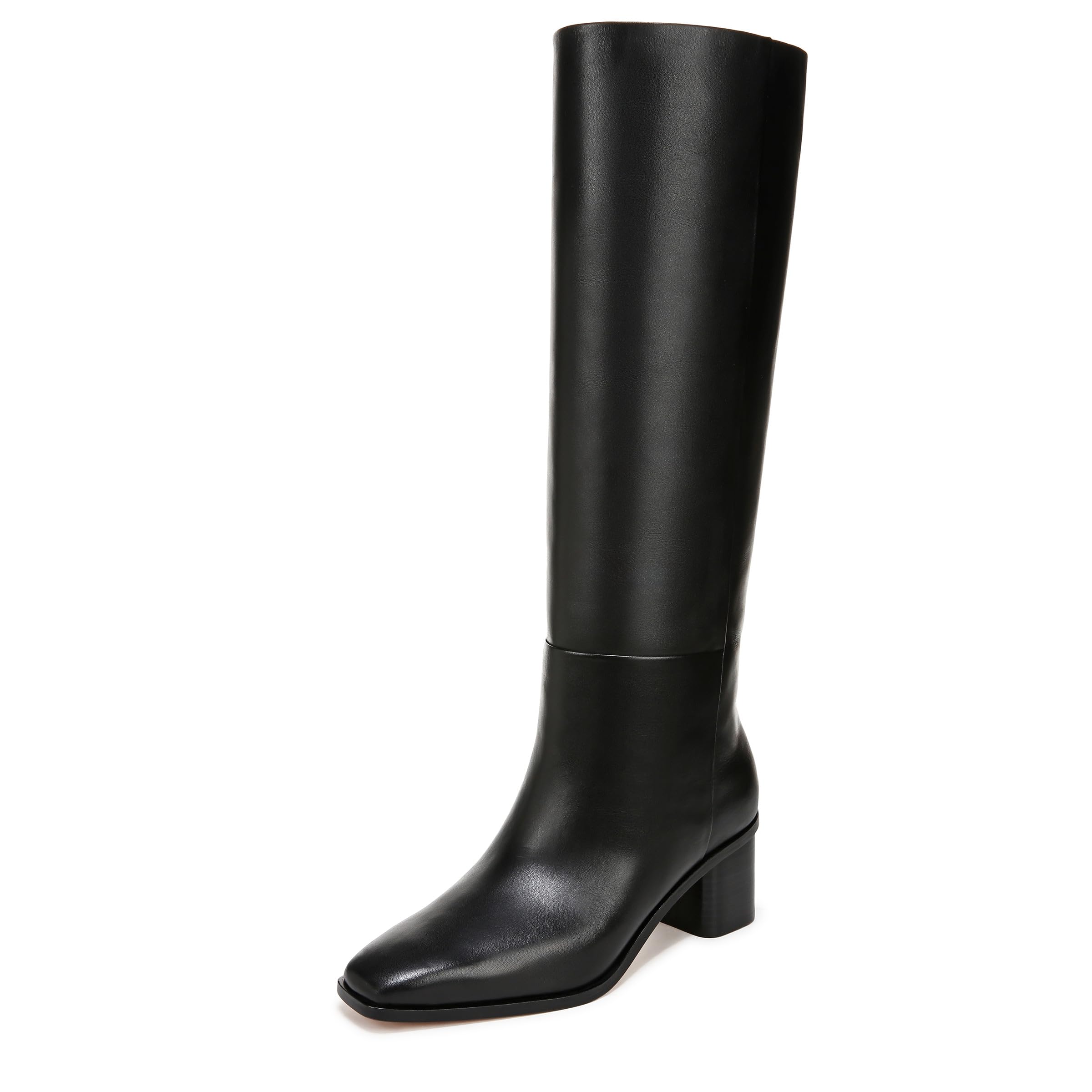 Vince Womens Gerrie Knee High Block Heel Boot