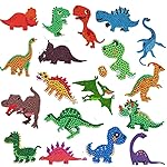 Labeol Diamond Art Kits for Kids Boys and Girls Ages 6-8-10-12 Easy to DIY Creative Diamond Art Sticker Craft by Numbers Kits for Kids and Adult Beginners (Dinosaur)