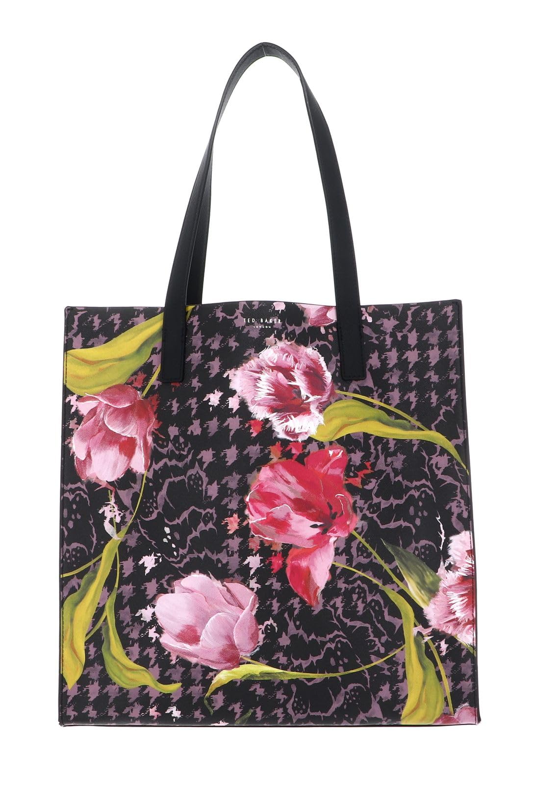 Ted Baker Tullsa - Bolso grande, diseño floral, color negro