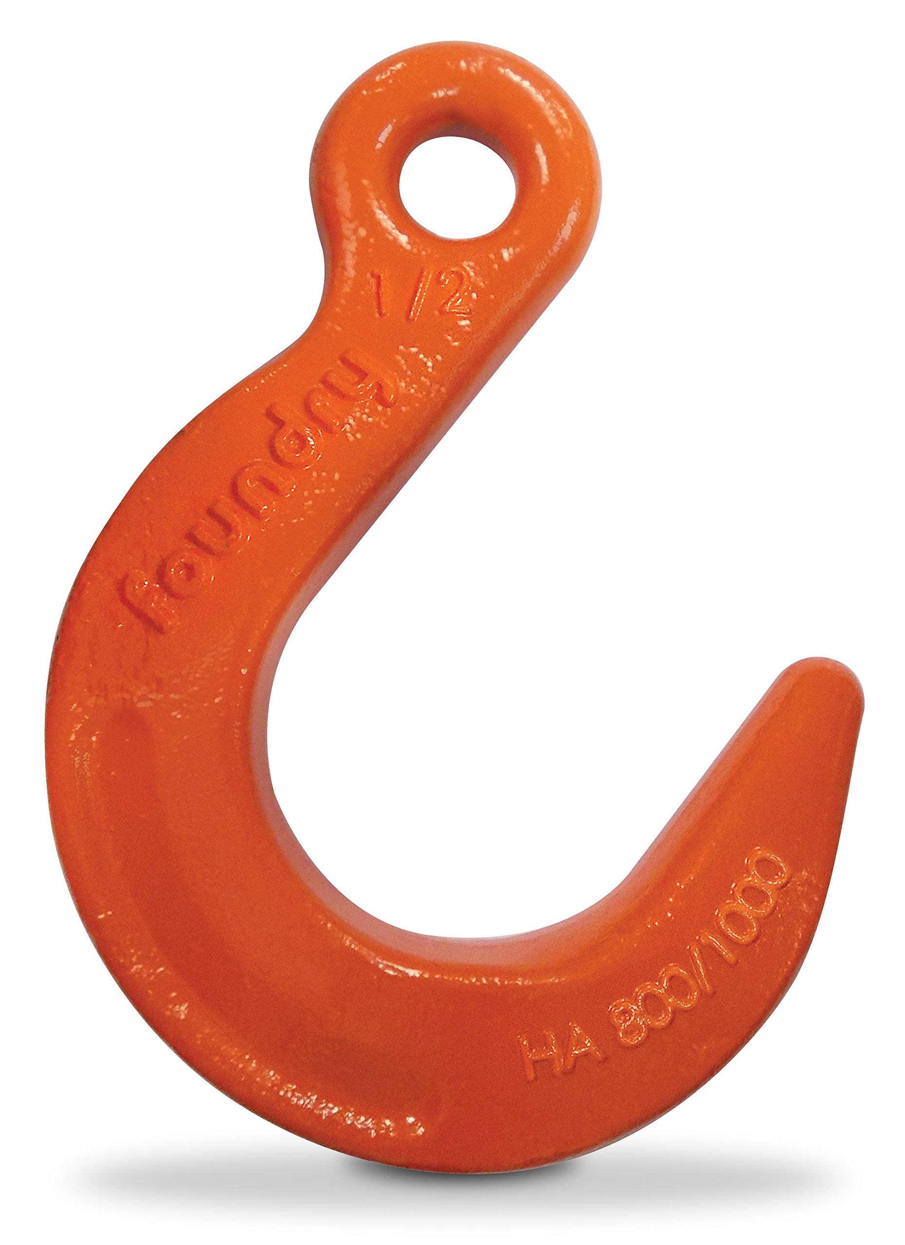 CM 474800 Eye Foundry Hook Dual Rated for Use with HA800 or HA1000, 1/2", 15,000 lb Work Load Limit