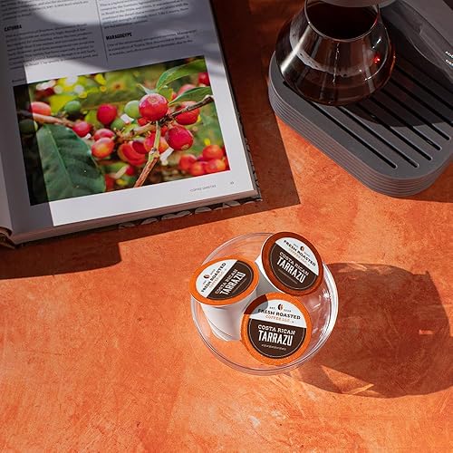 Miniatura 319 de Fresh Roasted Coffee, Peaberry de Tanzania, tostado ligero, Kosher, compatible con K-Cup, 24 cápsulas