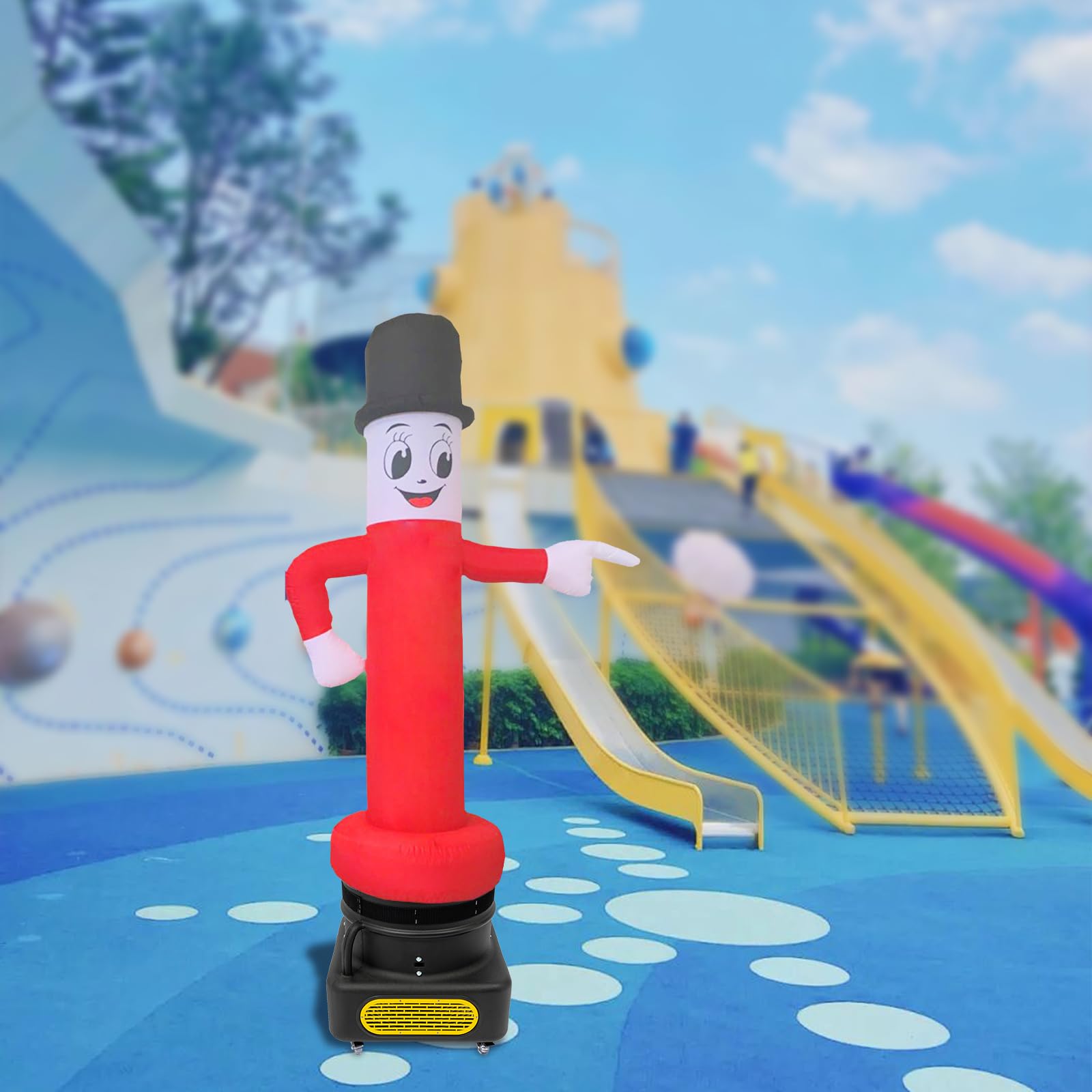 LyeXD 19.7ft Inflatable Tube Man Blower,750W Inflatable Balloon Fan Blower, Inflatable Puppet Dancer Blower for Wacky Waving Inflatable Tube Guy, Blower (Only Included Blower),Black