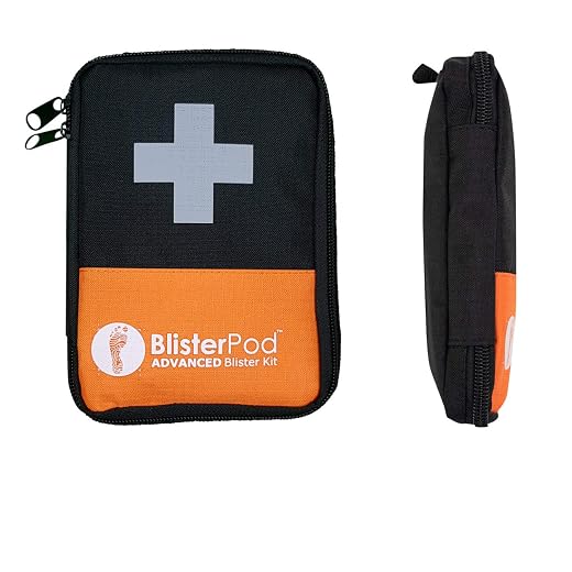 Advanced Blister Kit (18 Pc. Set) | Made for Sport & Outdoors | Foot Blister Prevention and Treatment, Heel to Toe | Pack Light for Travel, Hiking, Running, Hockey, Soccer, Golf.