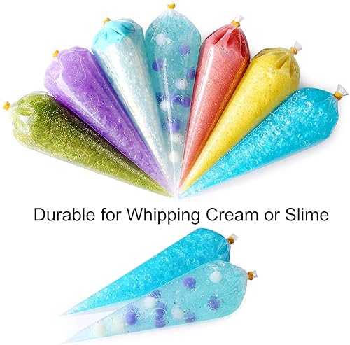 Miniatura 6 de Bolsas de pastelería extragruesas Paquete de 100 Bolsas desechables para decoración de tartas, bolsas antiestallido para glaseado de cupcakes para