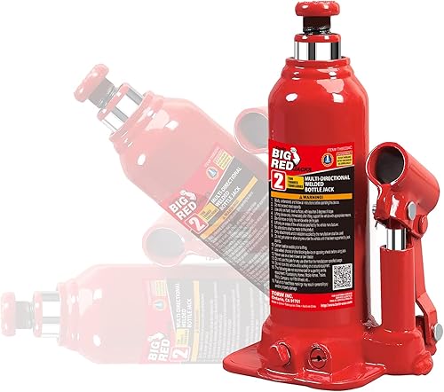 Miniatura 12 de Torin T90413 Big Red Gato Hidráulico de Botella con Estuche de Transporte, Capacidad de 4 Toneladas (8,000 lb)