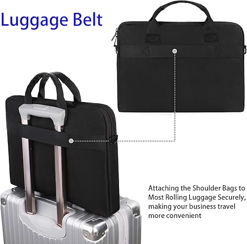 Miniatura 3 de Taygeer - Funda para laptop de 15.6 pulgadas, resistente al agua, funda de transporte para computadora duradera y delgada para hombres y mujeres,