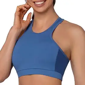 Top Fitness Feminino Selene Bojo Removível Alta Sustentação Poliamida