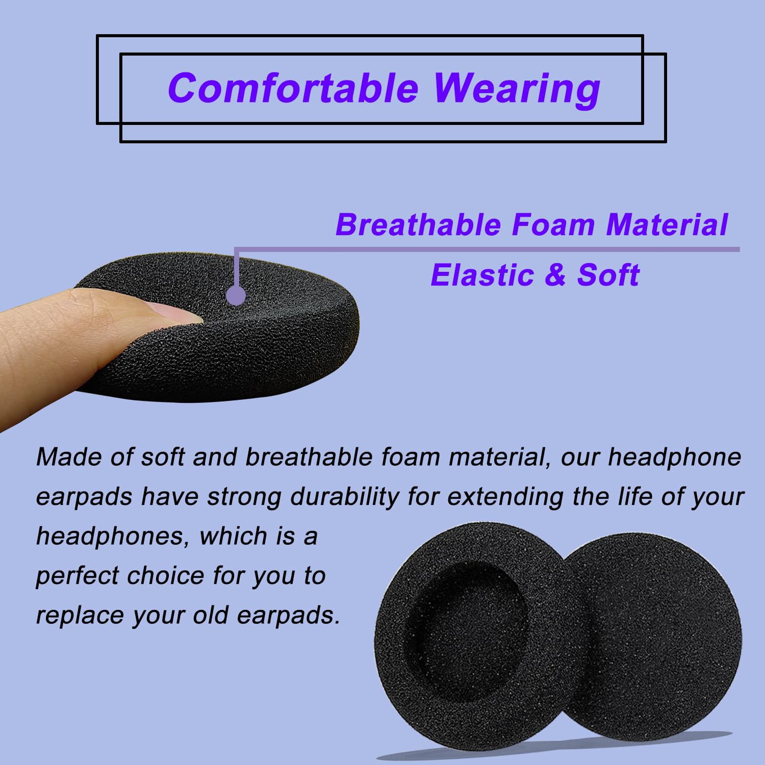 5 Pares De Almohadillas Para Orejas Compatibles Con Auriculares Jabra PRO 920 930 935 9450 9460 - Foto 3