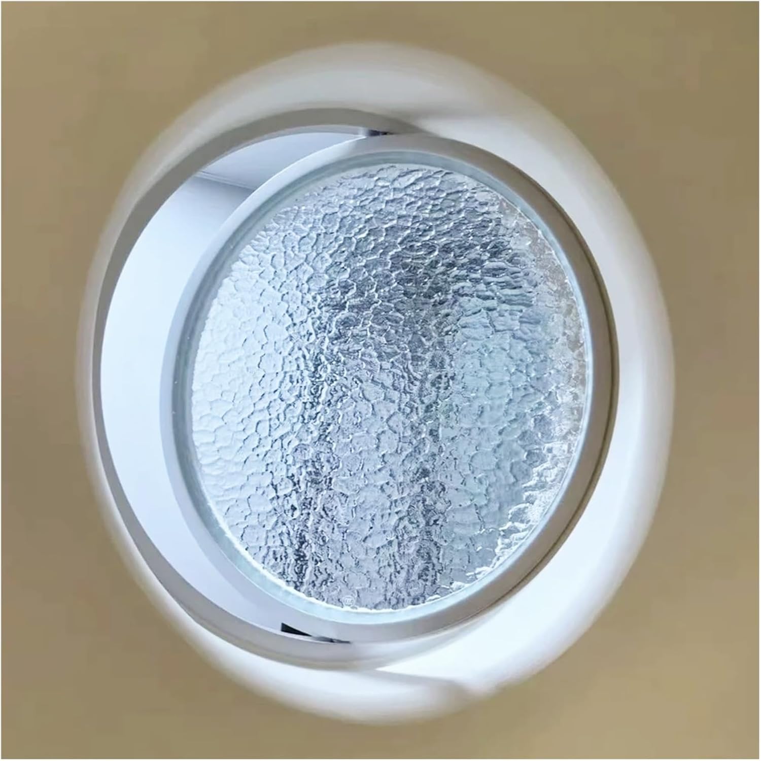 Round Flush Mount Shed Window - Rotatable, Insulated Tempered Glass with Lockable Handles