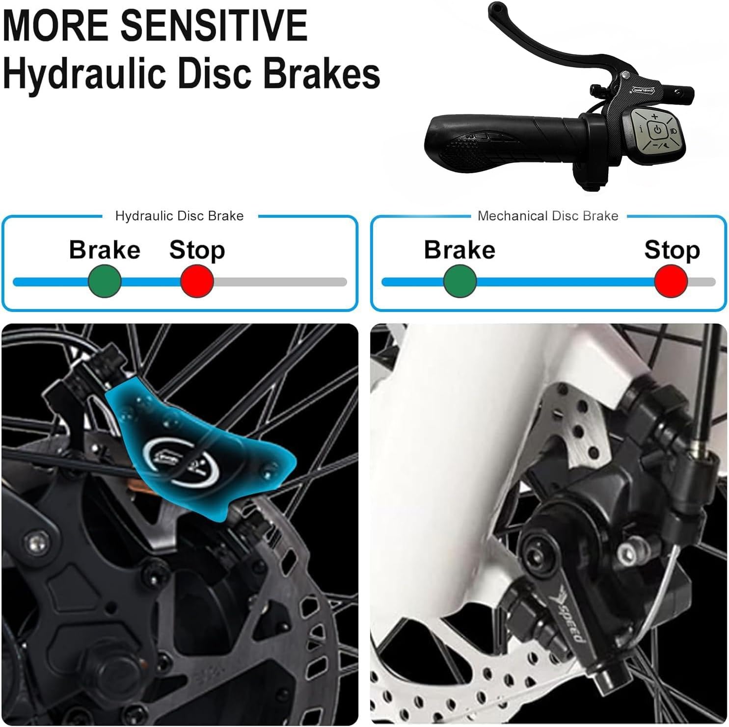 Tuttio Adria26 5000W/6000W Dual-Motor Ebike,40-46MPH Electric- Bike for Adults, 26 * 4" Fat Tire Electric Bicycle, 52V 25AH E-Bike Full Suspension Electric Dirt Bike for Off-Road Mountain Hunting