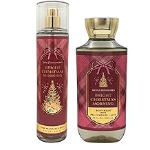 Bright Christmas Morning 2 pc Bundle- Fragrance Mist 8 oz + Shower Gel 10 oz- full size
