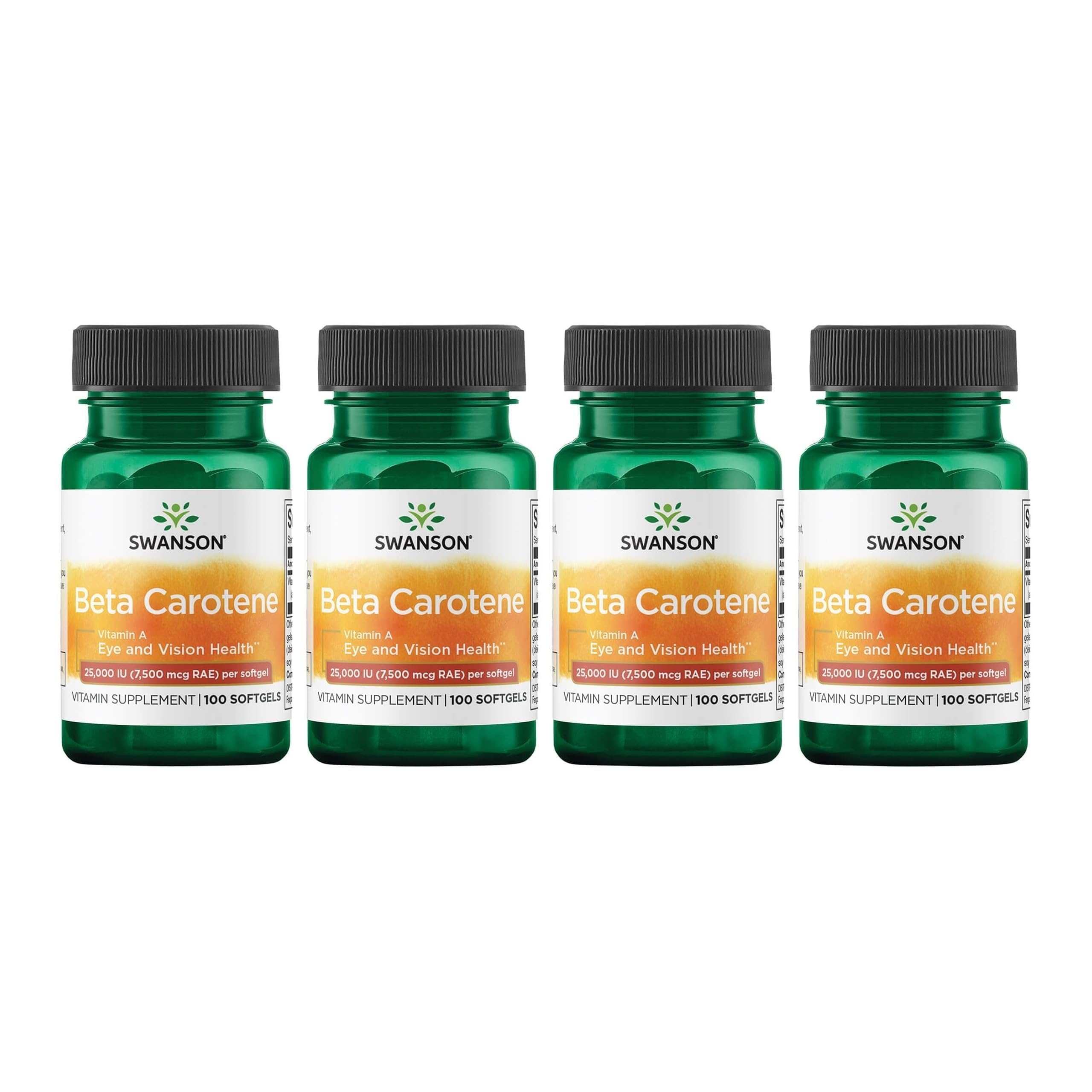 Swanson Beta-Carotene Vitamin A Supplement, Vision Support, 300 Softgels — Amazon image 8