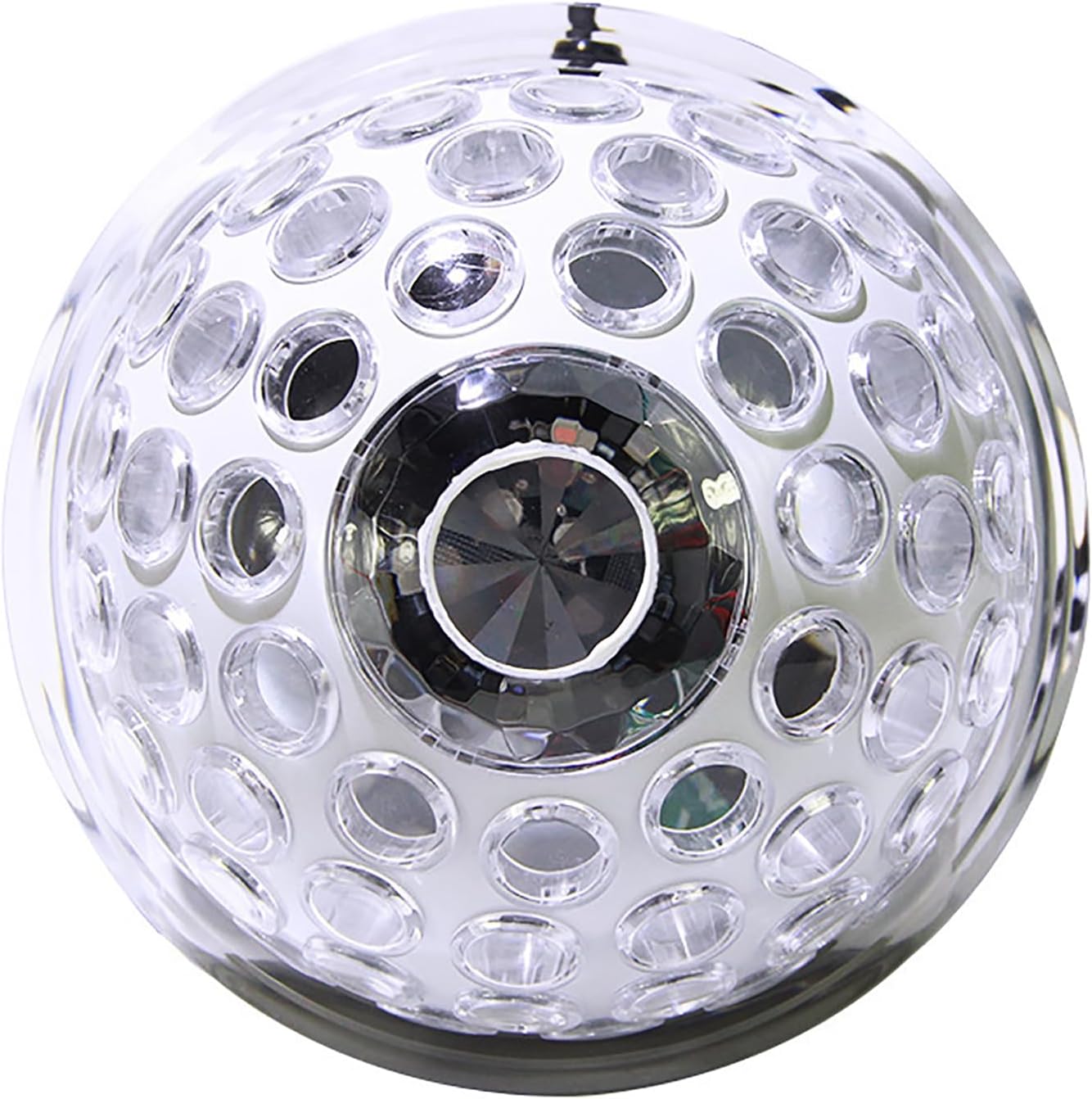 Disco Party Light, Sound Activated Party Lamp with with 5 * 3W LED RGB Light Beads, 3 Control Modes and Angle 360° Rotatable, Flicker Speed Adjustable, for Parties, Festival, Bar, Wedding