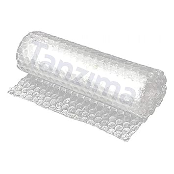 Tanzima 40 Gsm Heavy Air Bubble Wrap Packing Roll for Safety, Multipurpose Packing Needs (1 Meter X 5 Meter)