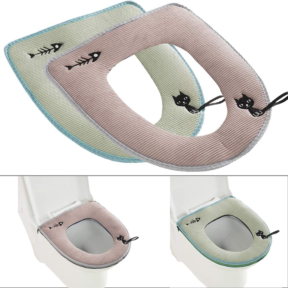 Asiento De Inodoro Con Cremallera, Modelo Para El Hogar, Bordado, Para