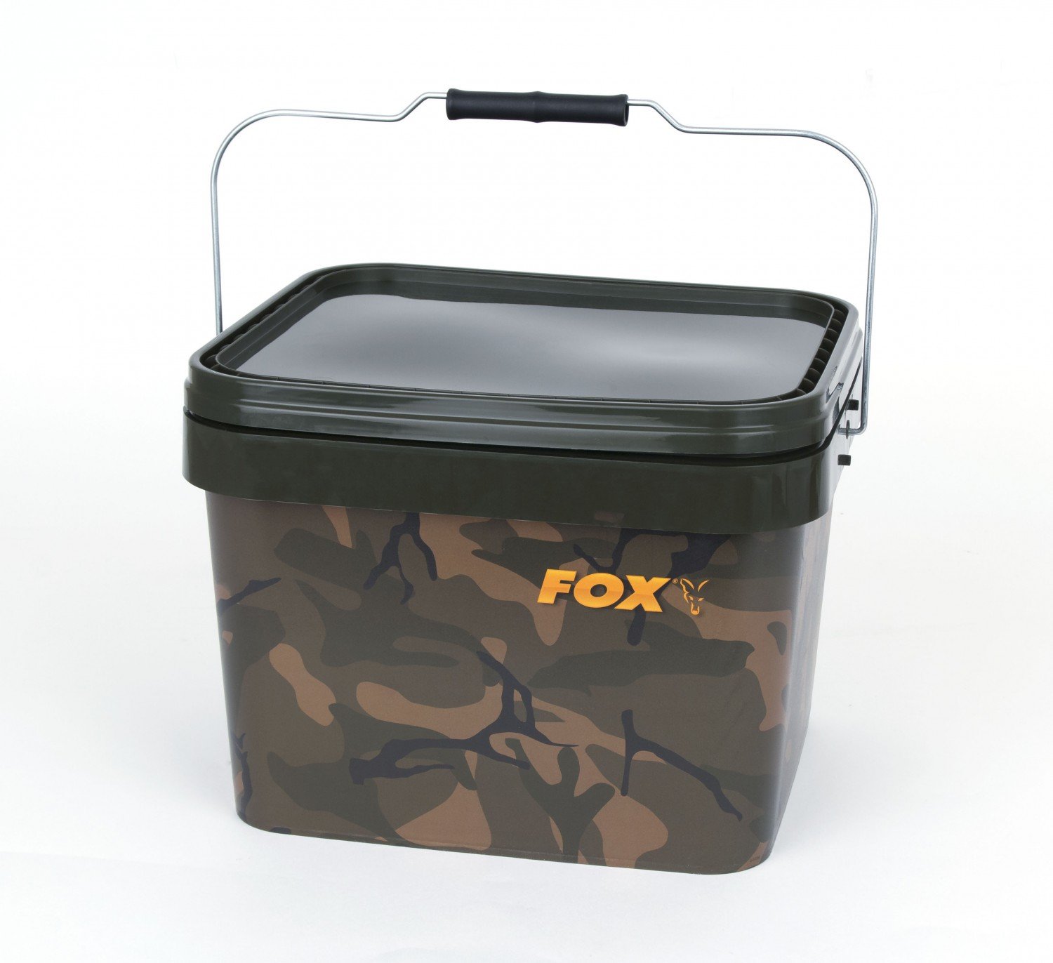 Fox camo square carp bucket seau 5 Liter 5 l