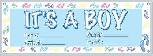 Beistle 50178 Its A Boy Sign Banner 5 x 21 azul claroblancorosapúrpuraverdeamarillo Beistle 50178 Its A Boy Sign Banner 5 x 21 azul claroblancorosapúrpuraverdeamarillo
