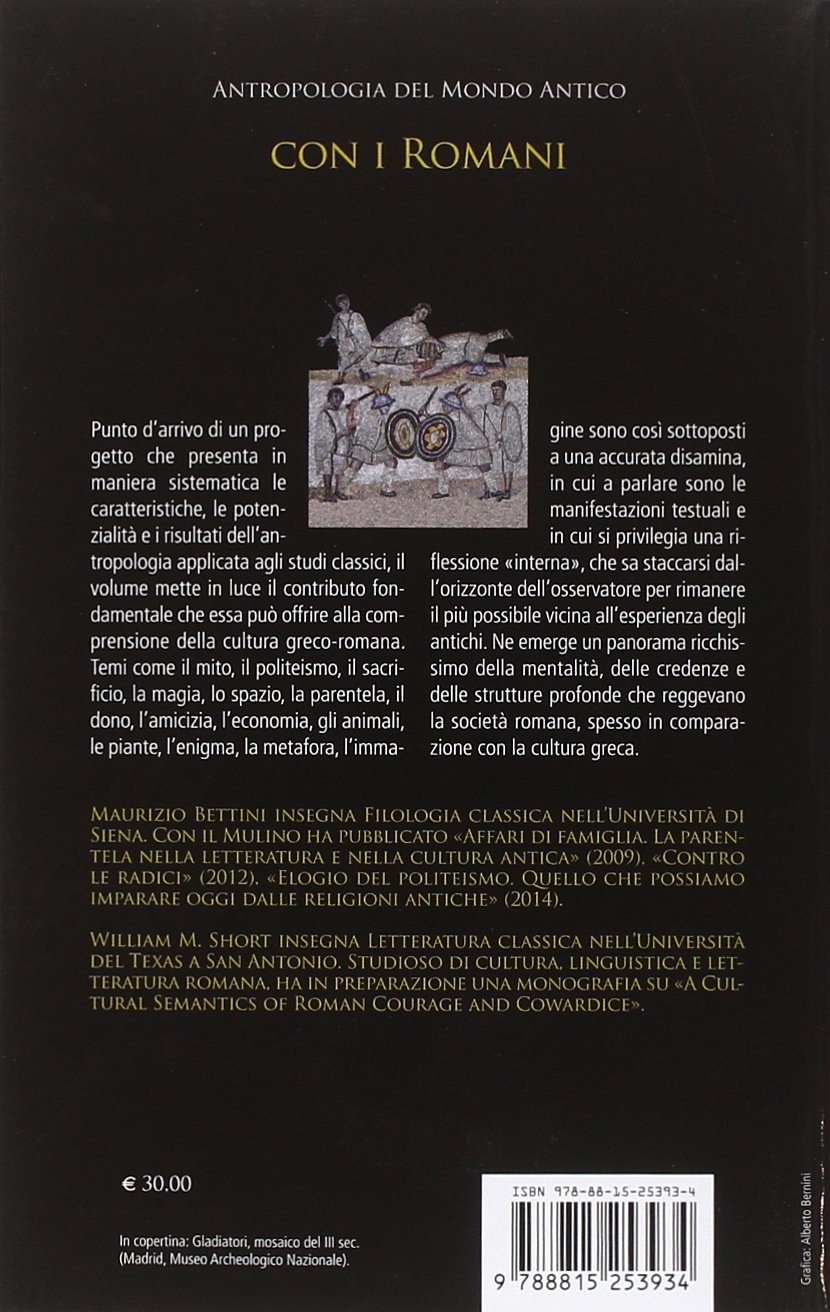 Con i romani. Un'antropologia della cultura antica