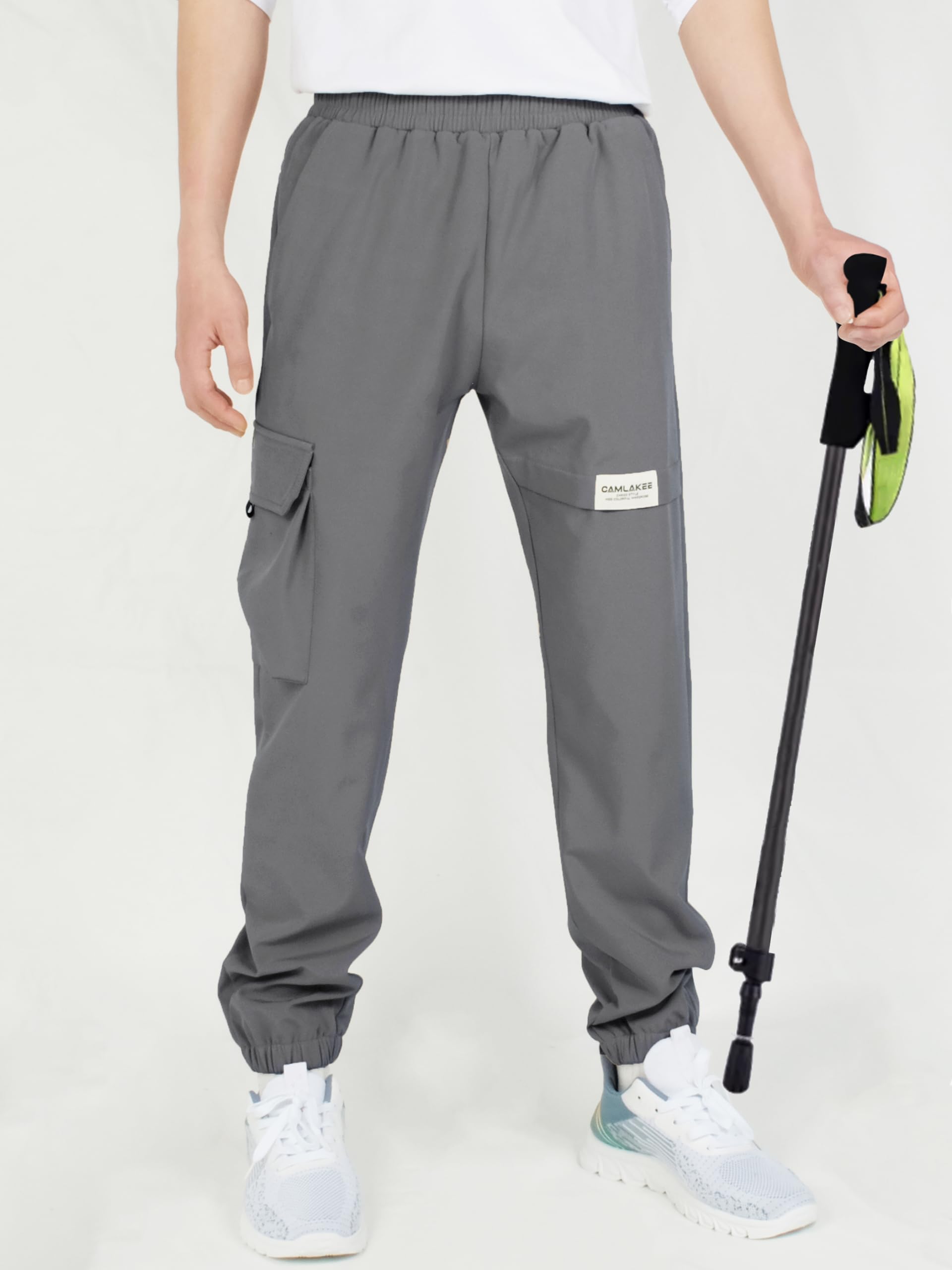 CAMLAKEE Wanderhose Kinder Wasserdicht Trekkinghose Jungen Outdoor Hosen Jungs Cargohose
