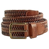 Levi's Stretch Braid Belt Cintura in Pelle Composizione, Marrone