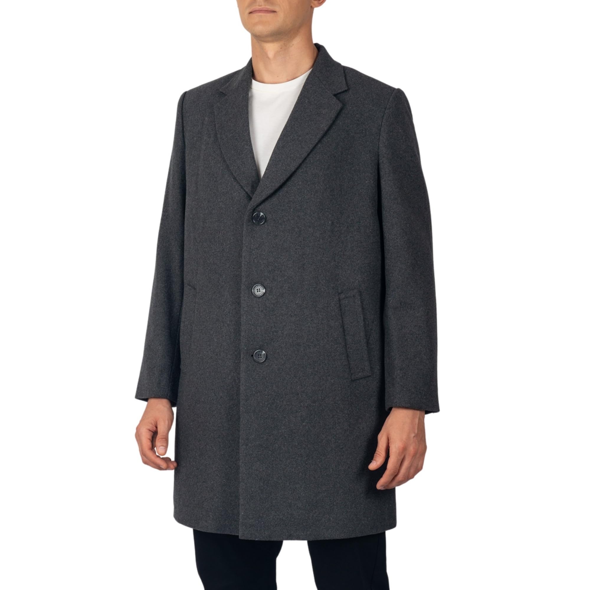 Alpine Swiss Luke Wool Blend Overcoat