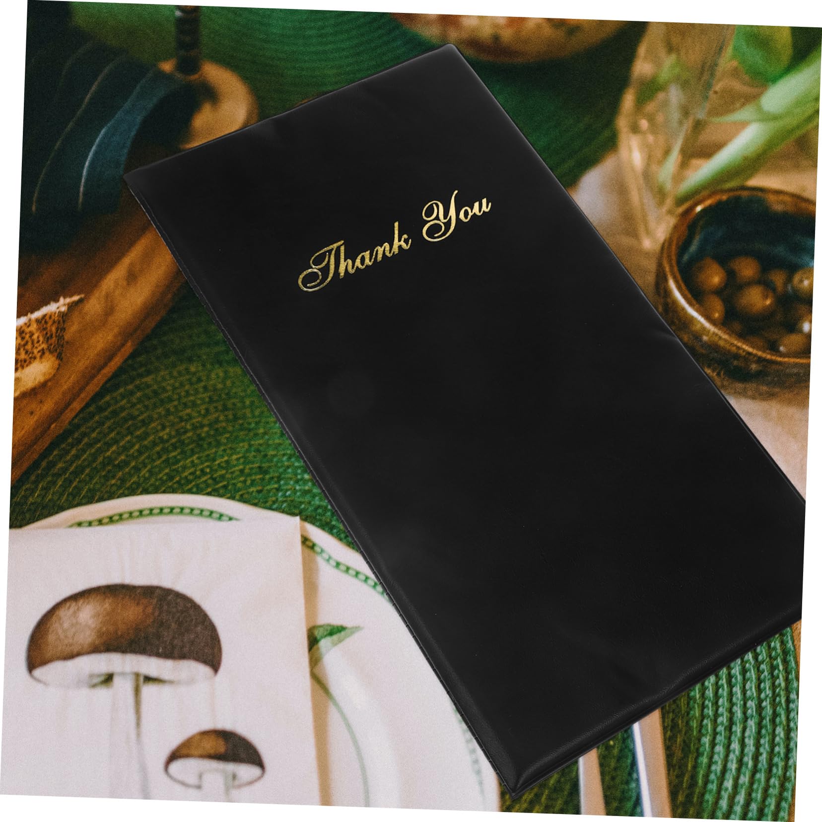 Cabilock 5 piezas Soporte para Menús y Cheques de Restaurante Carpeta Portamenús y Ligera Tabla de Escritura Elegante y Versátil para Notas y Facturas Accesorio para y Negocios Hosteleros
