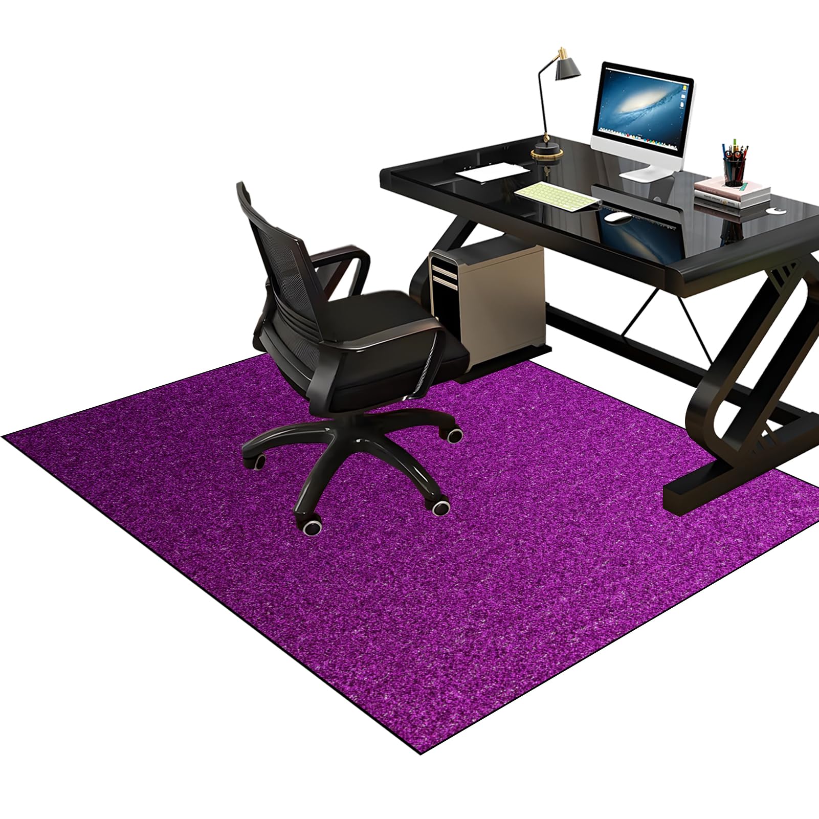 Chair Mat for Hard Floor Office Chair Mat Desks Mats, Floor Protector for Home Office, 100 x 140 cm Gaming Computer Chair Mat Multi-Purpose Floor Protectors for Rolling Chairs, Carpet Chair Mats