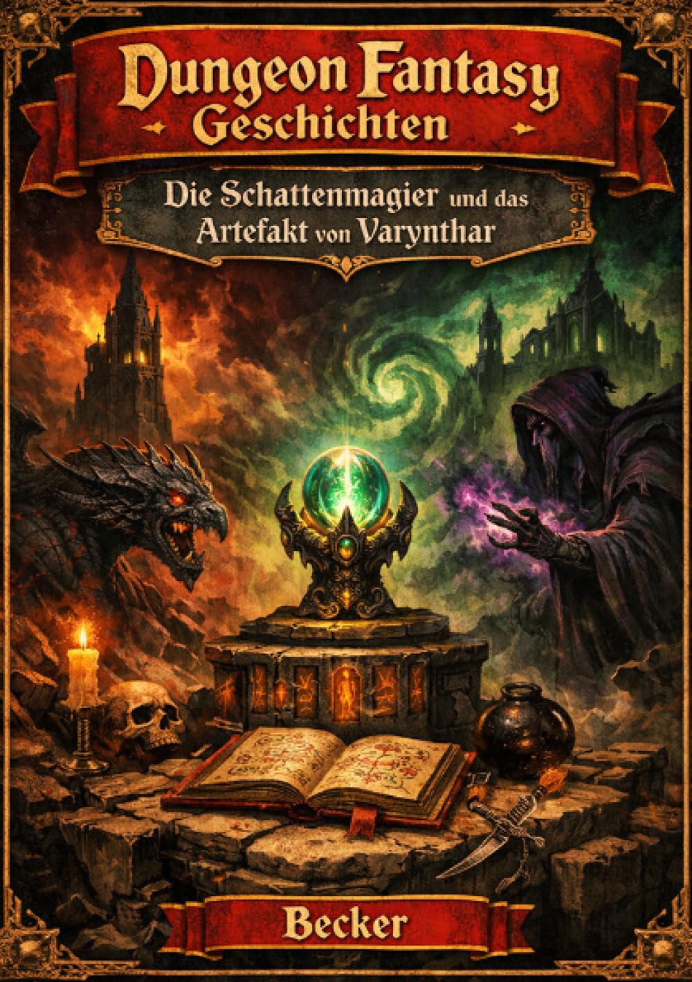 Dungeon Fantasy Geschichten I Die Schattenmagier und das Artefakt von Varynthar: Die Reise in die vergessenen Ruinen von Silmaris