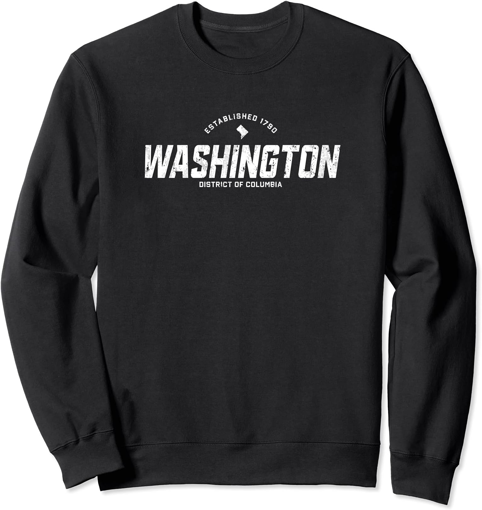 Washington District of Columbia DC Vintage Athletic Sports L Sweatshirt