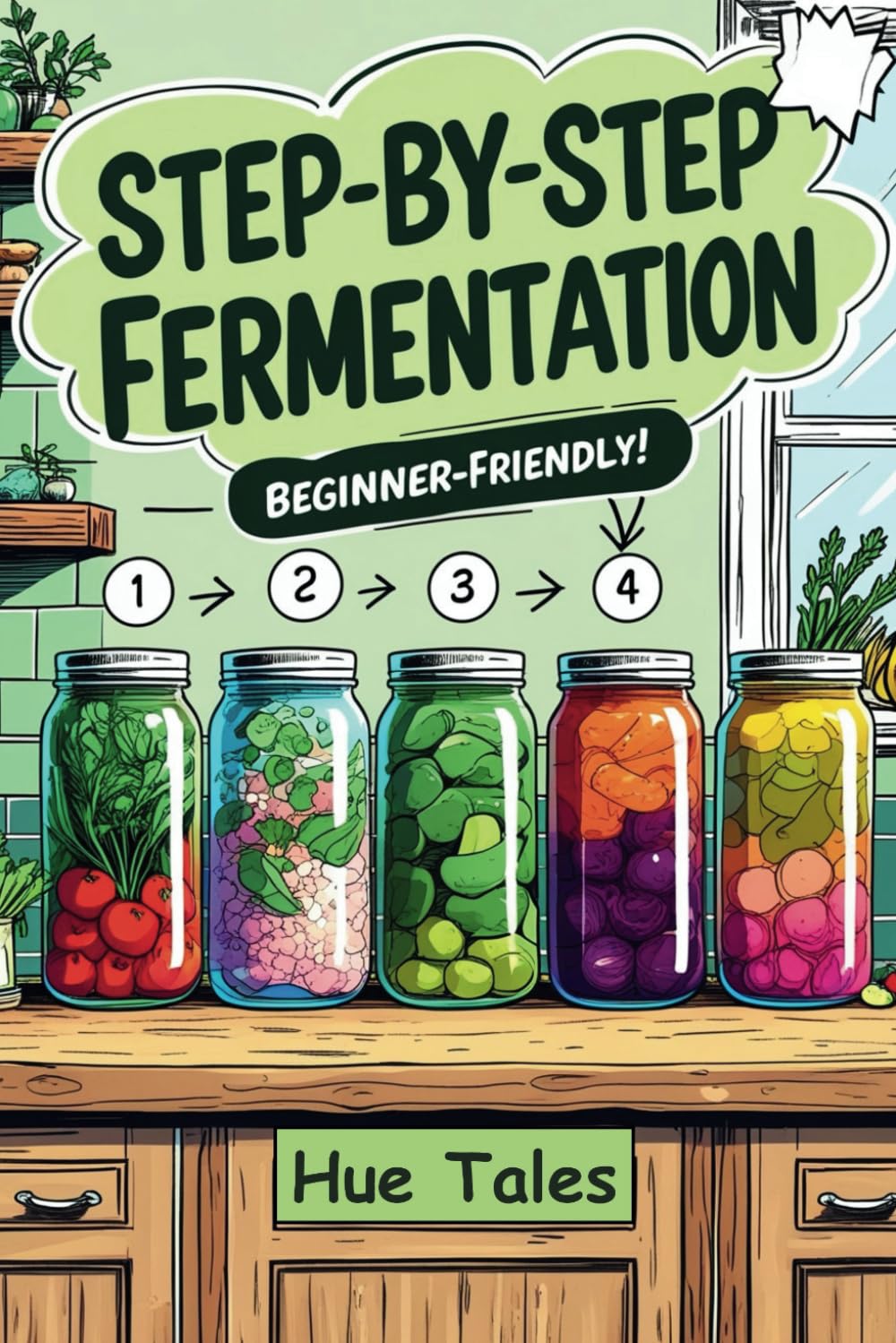 Step-by-Step Fermentation Book: A Beginner’s Guide to Fermenting Sauerkraut, Kimchi, Pickles, Kombucha & More | Probiotic-Rich Recipes, Easy Instructions, and Gut Health Tips