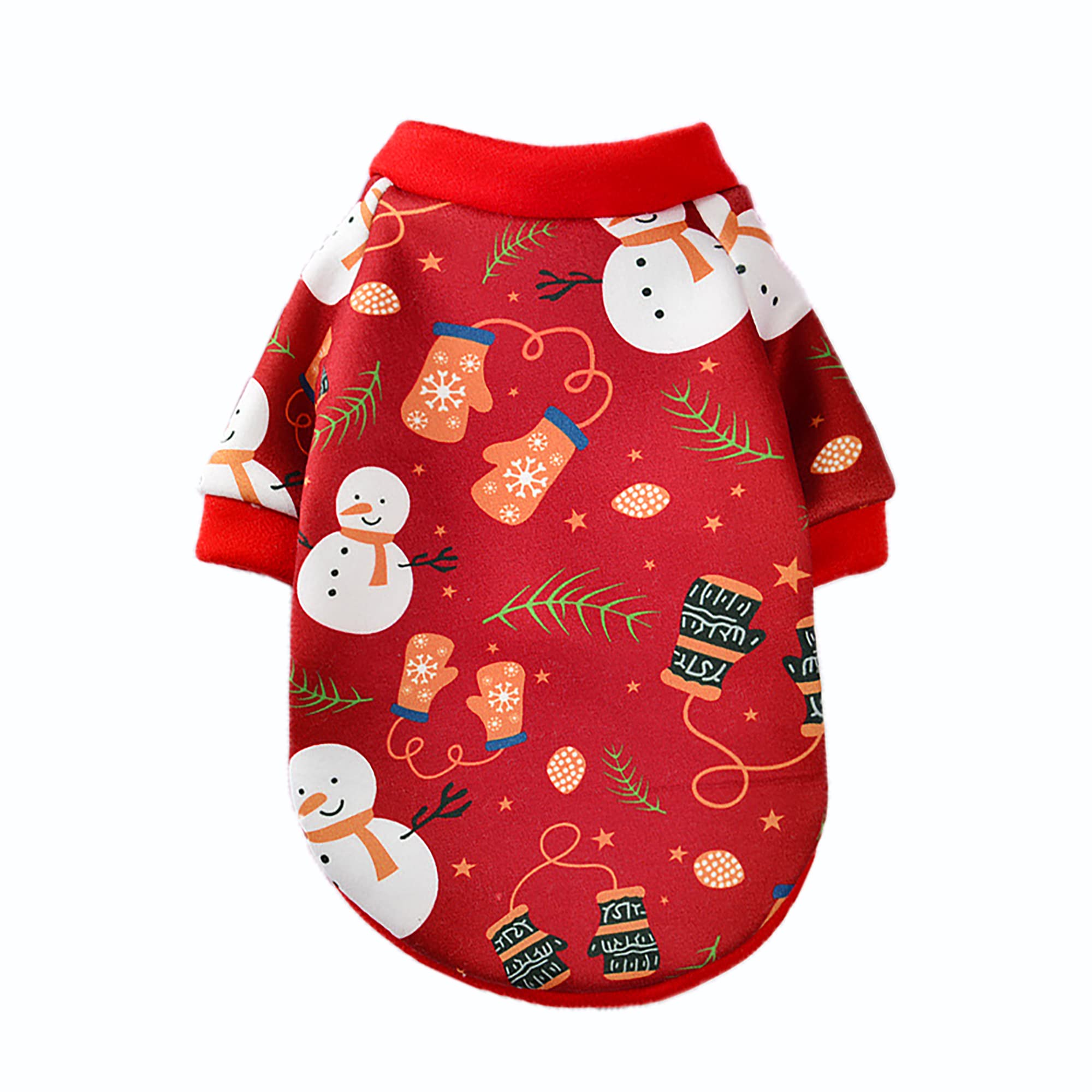 YAODHAOD Pet Dog Sweater Thickening Warm Pup Dogs Clothes Winter Doggie