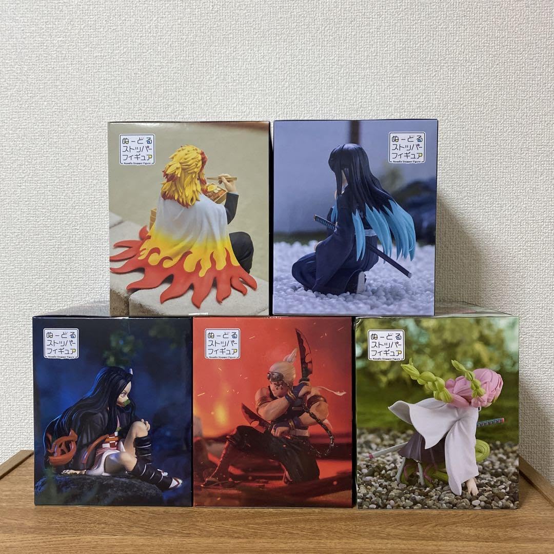 鬼滅の刃ぬーどるストッパーフィギュア　5点セット Amazon.co.jp: 鬼 滅 ぬーどるストッパーフィギュア5点セット