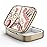Pill Case Pill Box with Mirror Retro 2 Compartment Small Pill Case for Purse or Pocket Bronze Rectangular Pill Box or Vitamins, Fish Oil, Supplements, Pill Containe Travel GiftsParis Eiffel Tower